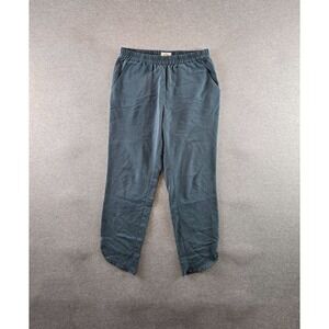 Marine Layer Pants Womens Size M Teal Allison Casual Pull On Ankle Stretch